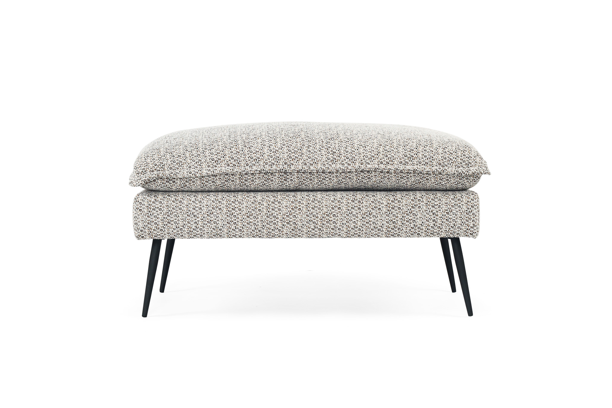 Marly Footstool - Mottled Taupe