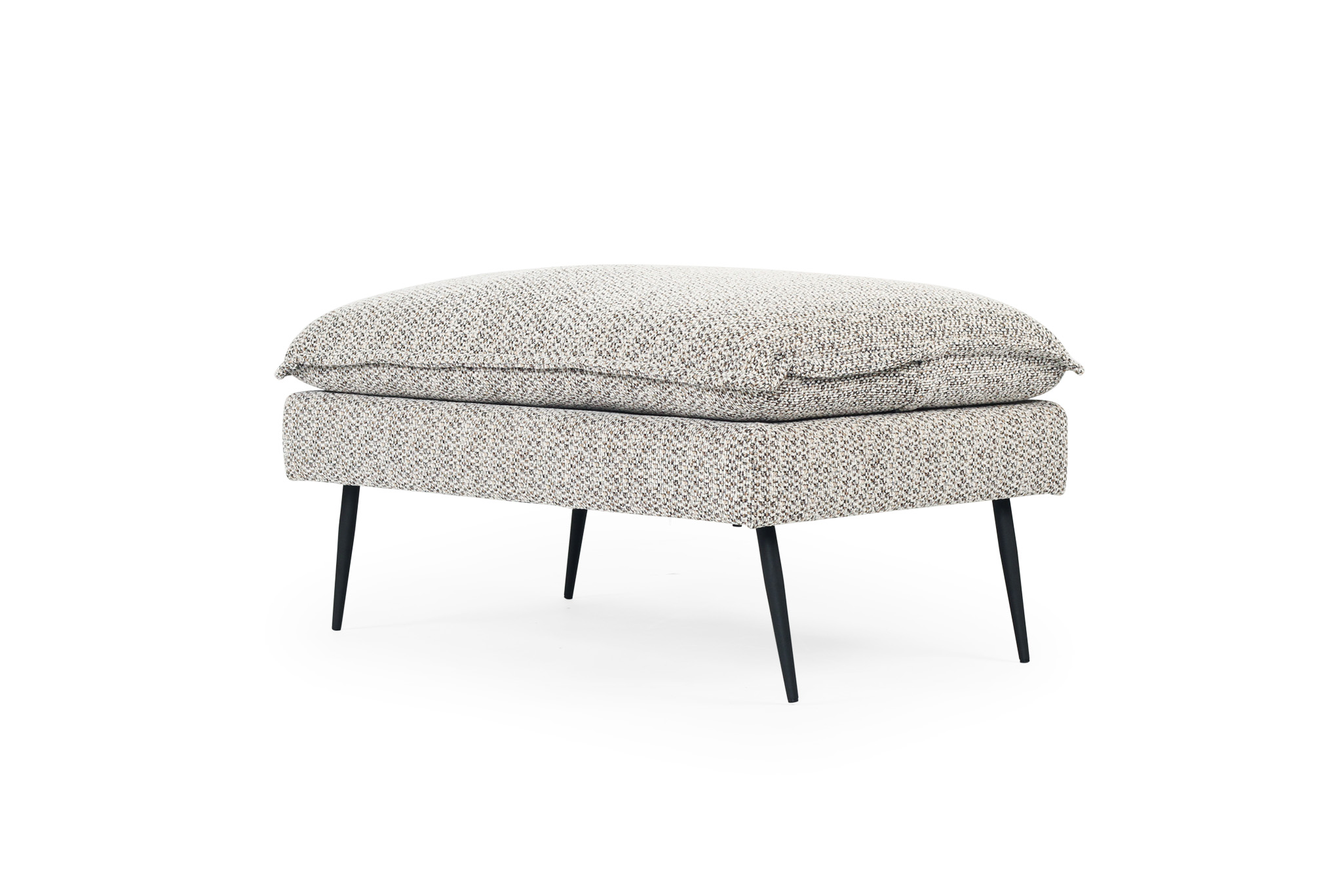 Marly Footstool - Mottled Taupe - Image 3