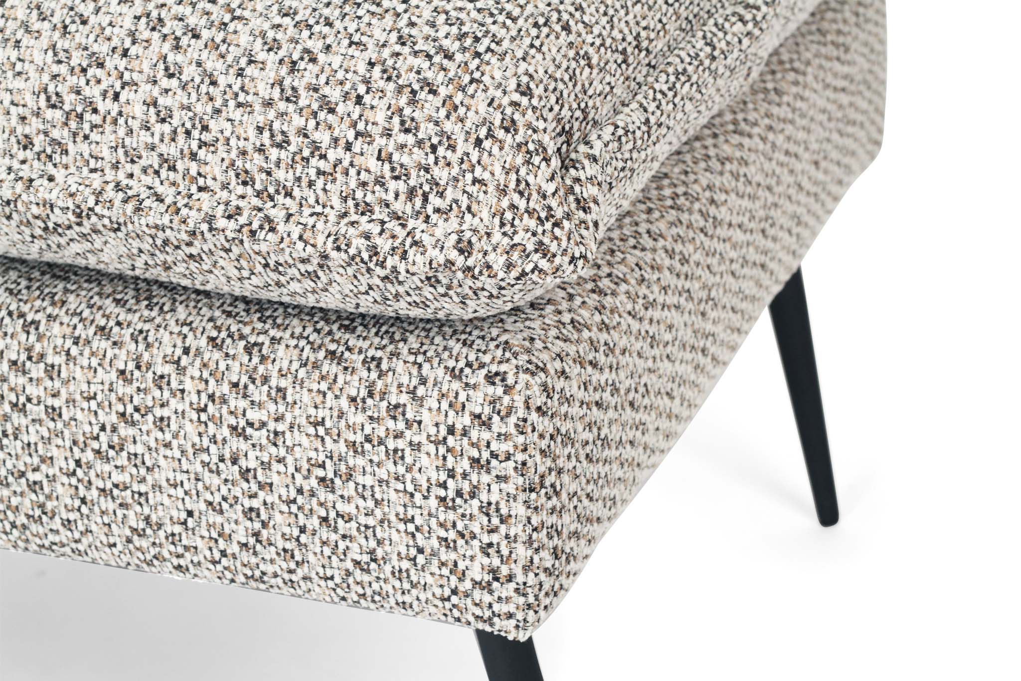 Marly Footstool - Mottled Taupe - Image 6