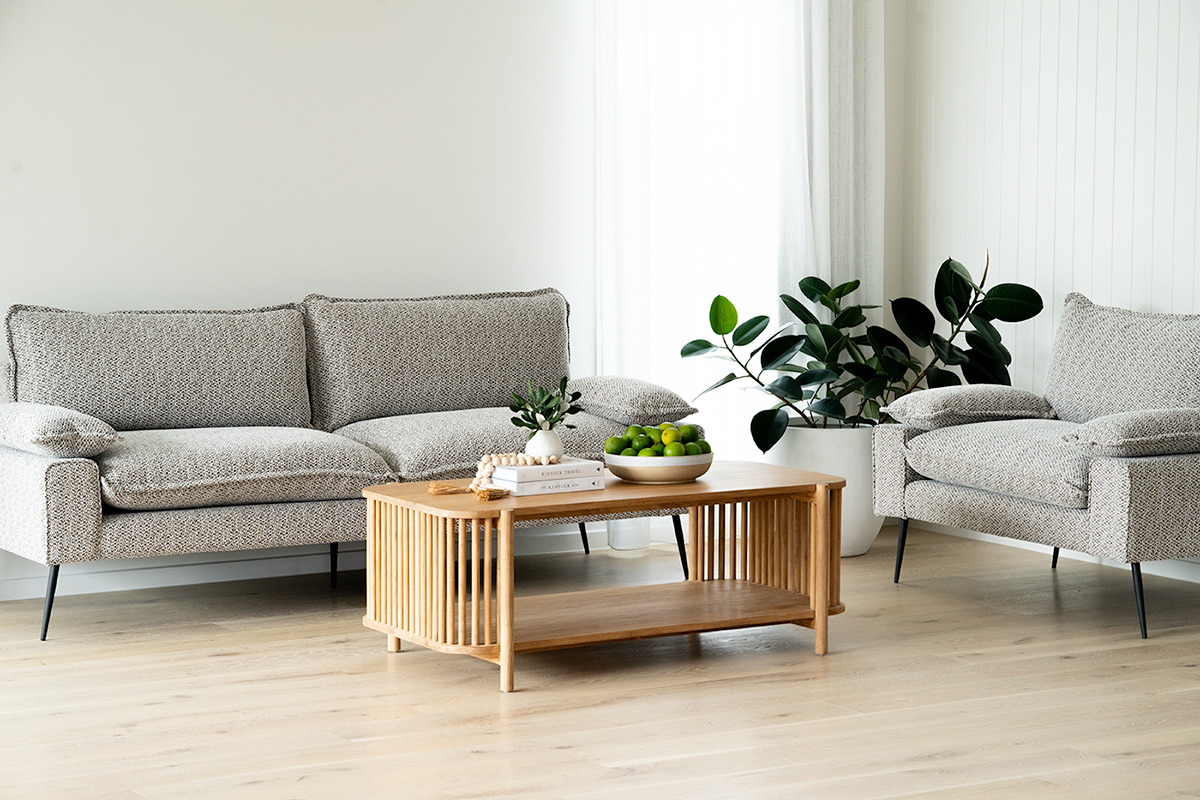 Marly 1 Seater Sofa - Mottled Taupe - Image 13