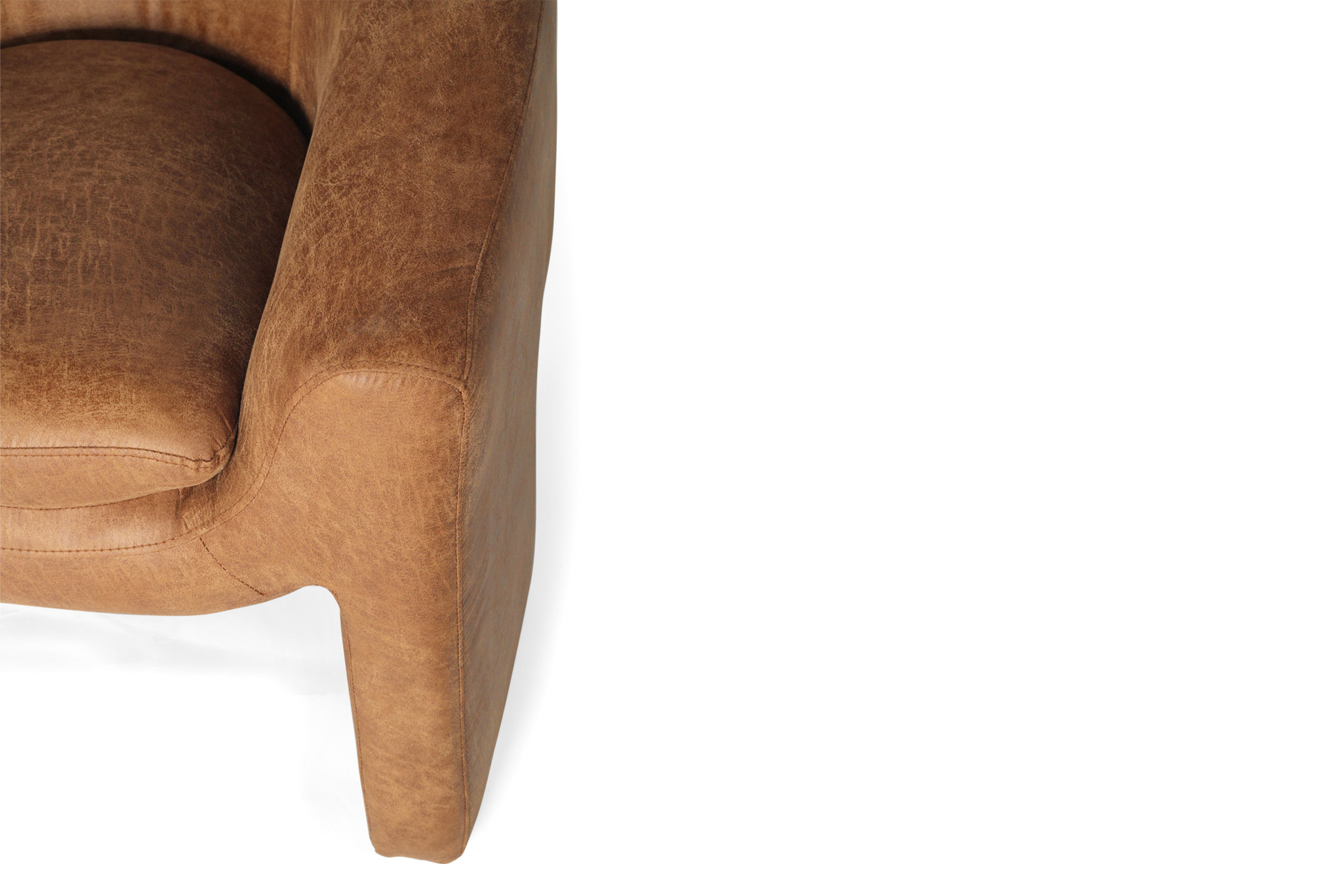 Freja Armchair - Cognac Leather - Image 8