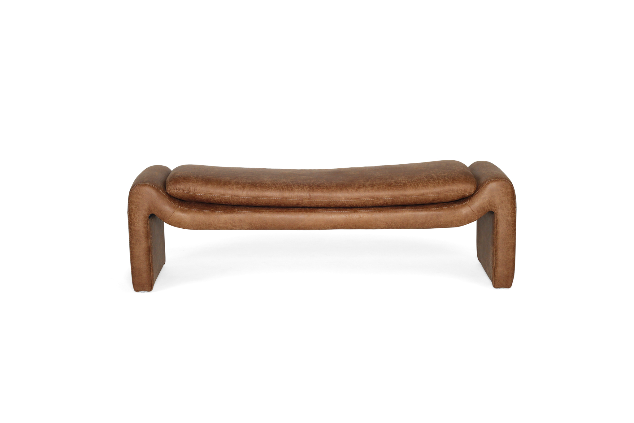 Freja Bench - Cognac Leather - Image 3