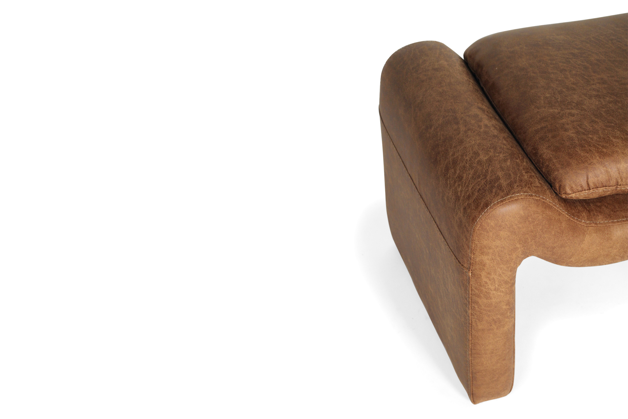 Freja Bench - Cognac Leather - Image 6