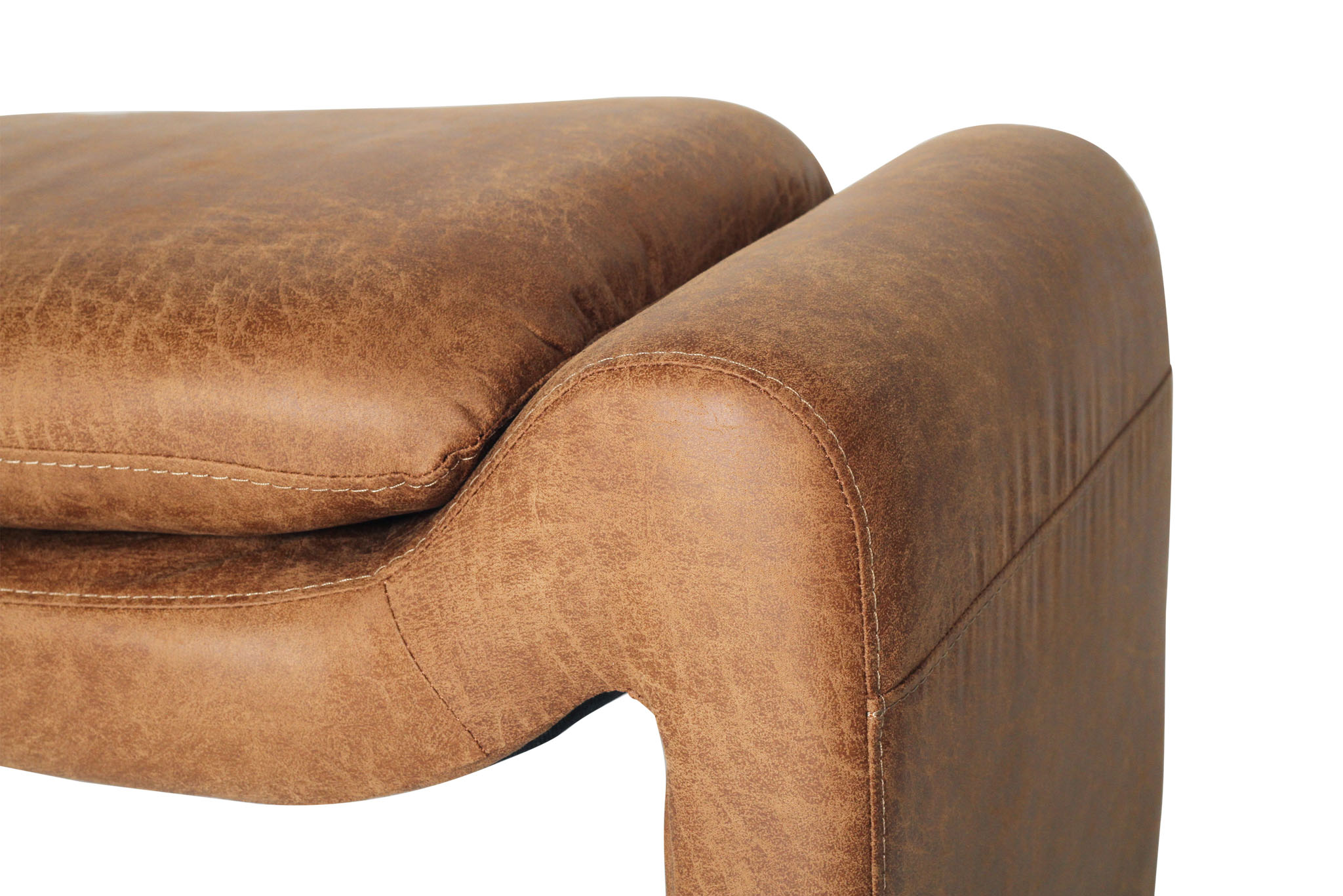 Freja Bench - Cognac Leather - Image 7