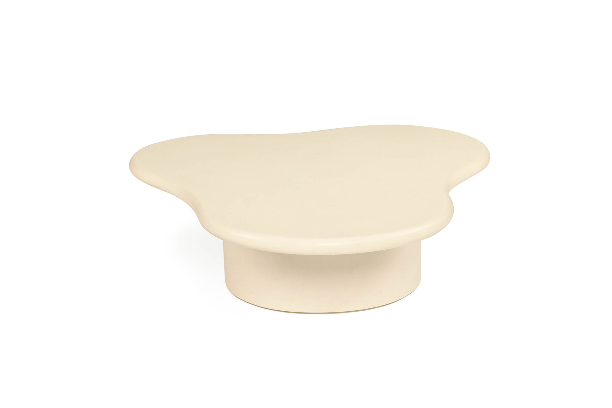 Lorenzo Organic Coffee Table - 100cm (Clover) - Latte - Image 2