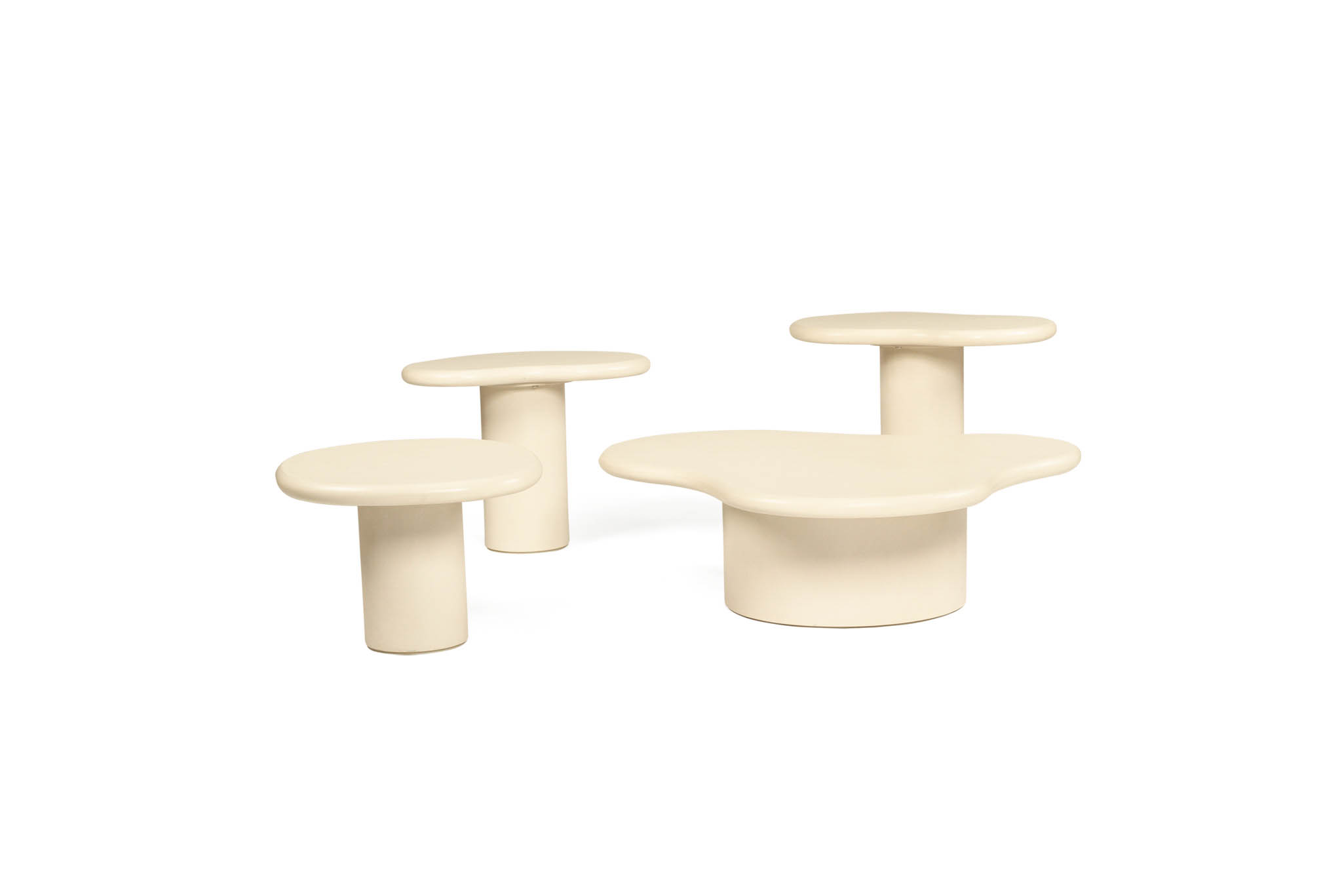 Lorenzo Organic Coffee Table - 100cm (Clover) - Latte - Image 8