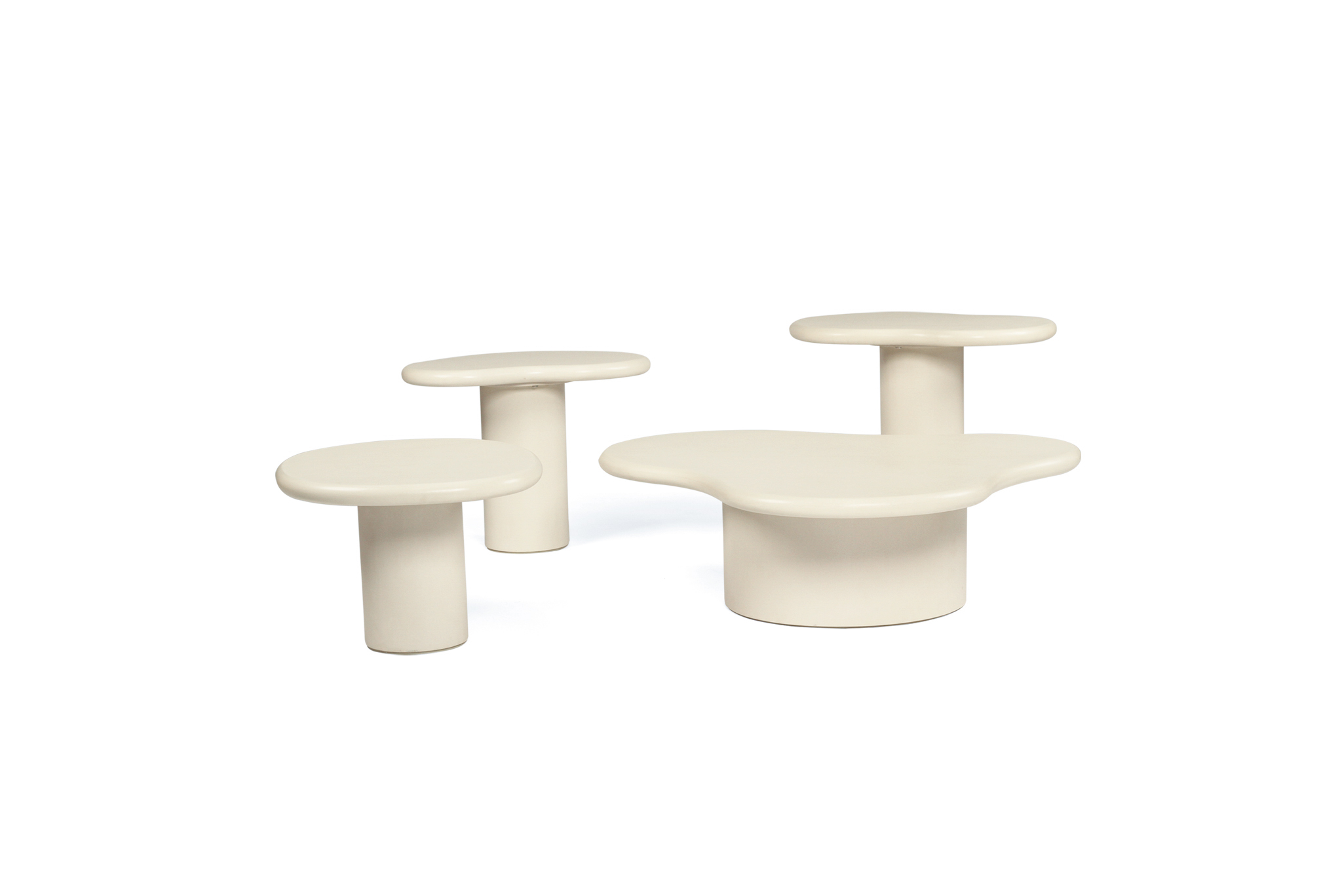 Lorenzo Organic Side Table - 65cm - Latte - Image 14