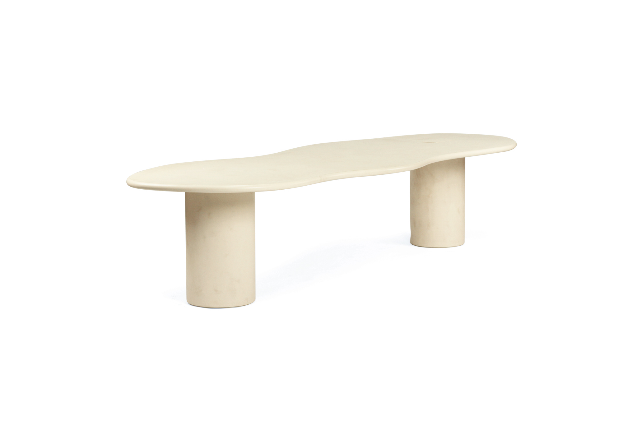 Lorenzo Organic Board Room Table - 3.5m - Latte