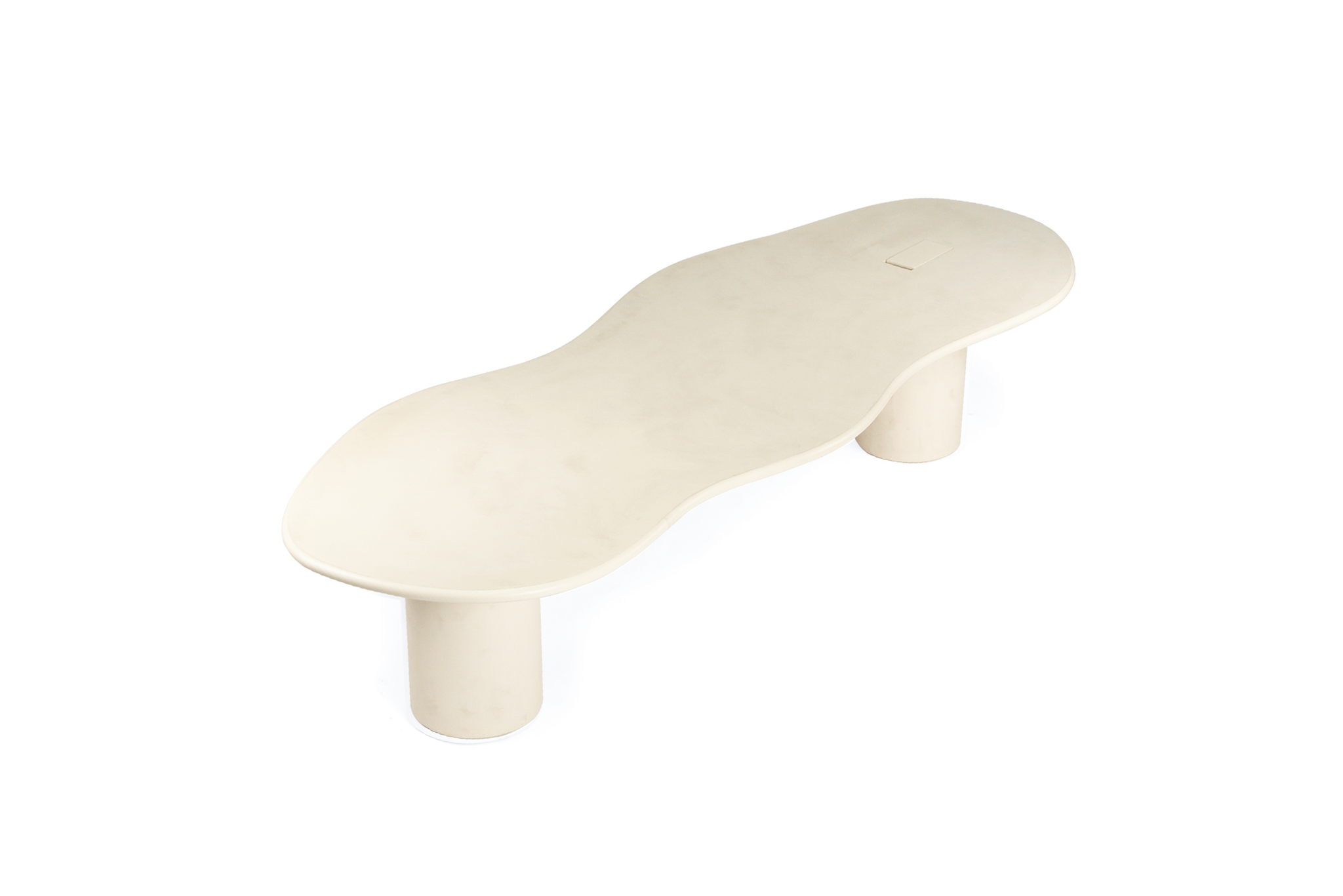 Lorenzo Organic Board Room Table - 3.5m - Latte - Image 9