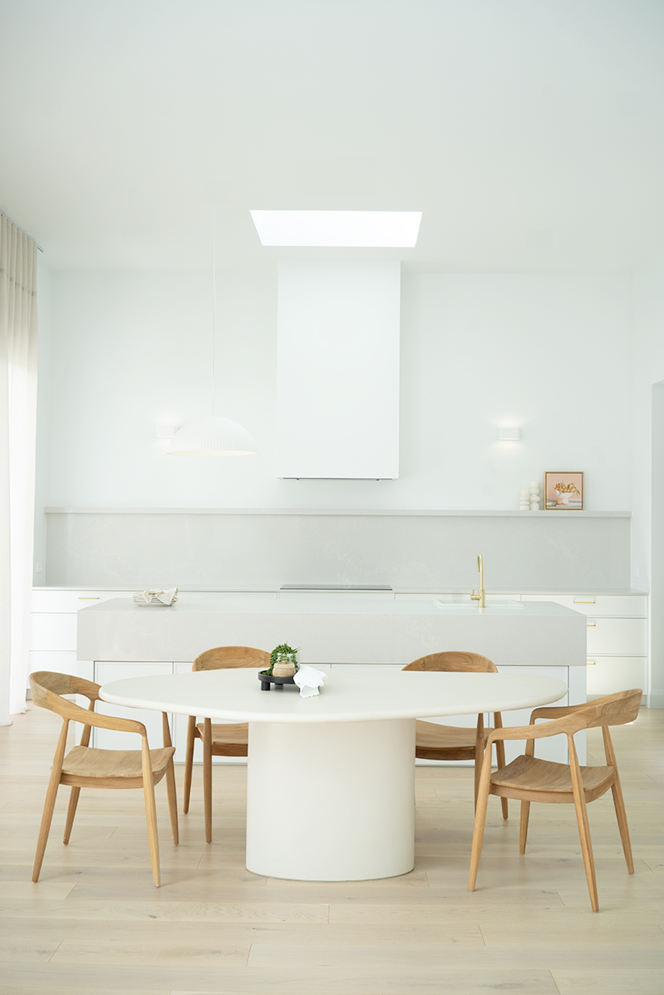 Lorenzo Organic Dining Table - 2m - Ivory - Image 10