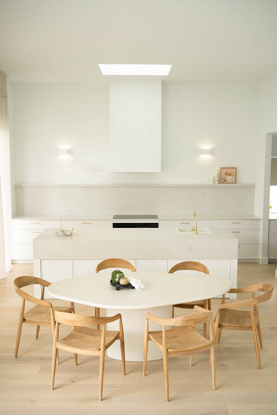 Lorenzo Organic Dining Table - 2m - Latte - Image 16