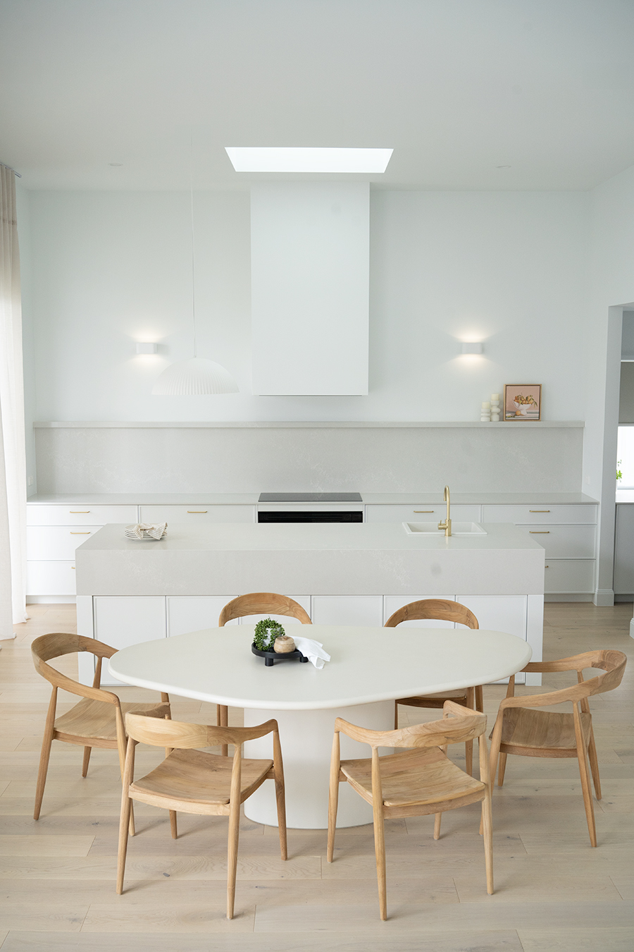 Lorenzo Organic Dining Table - 2m - Ivory - Image 13