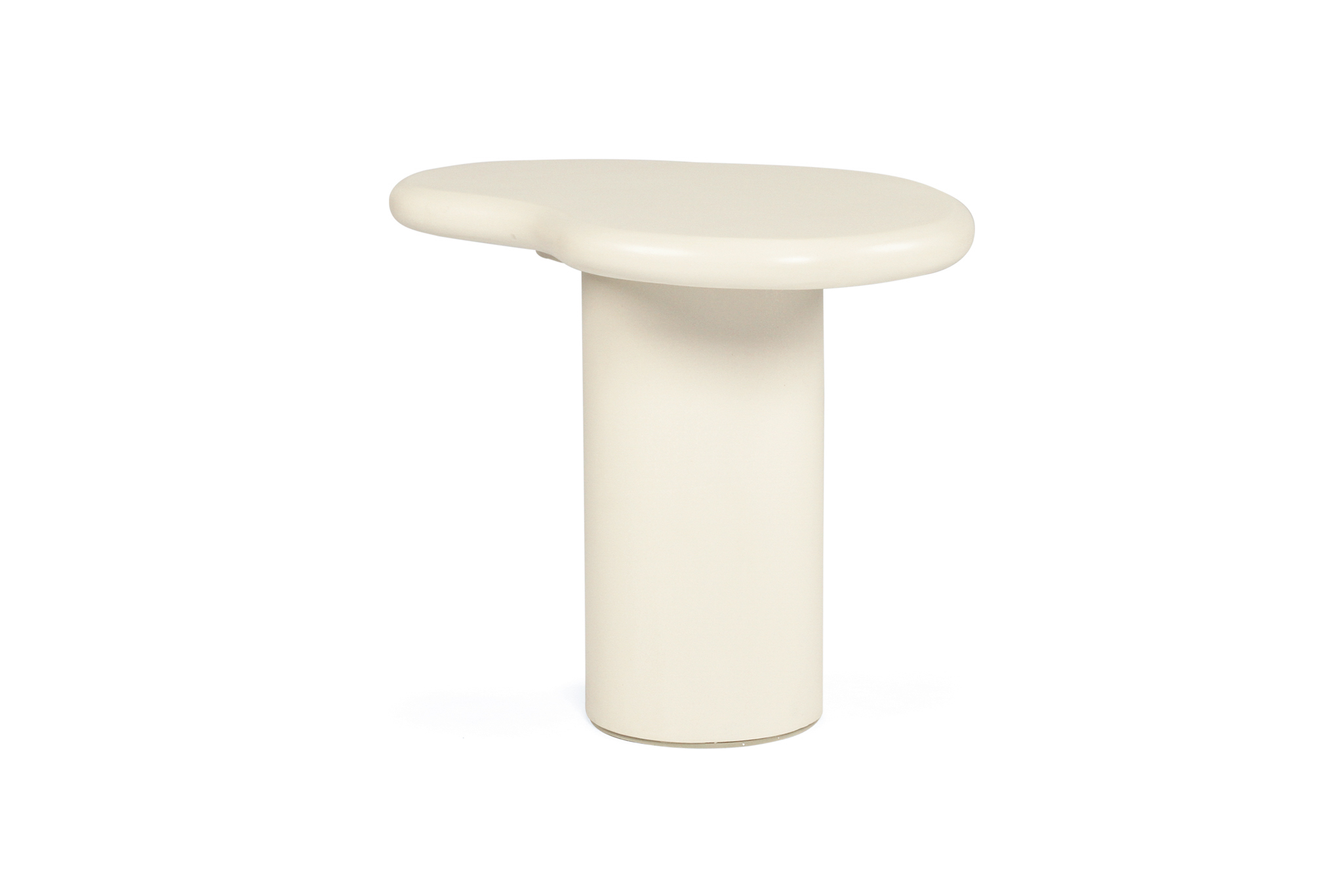 Lorenzo Organic Side Table - 58cm - Latte