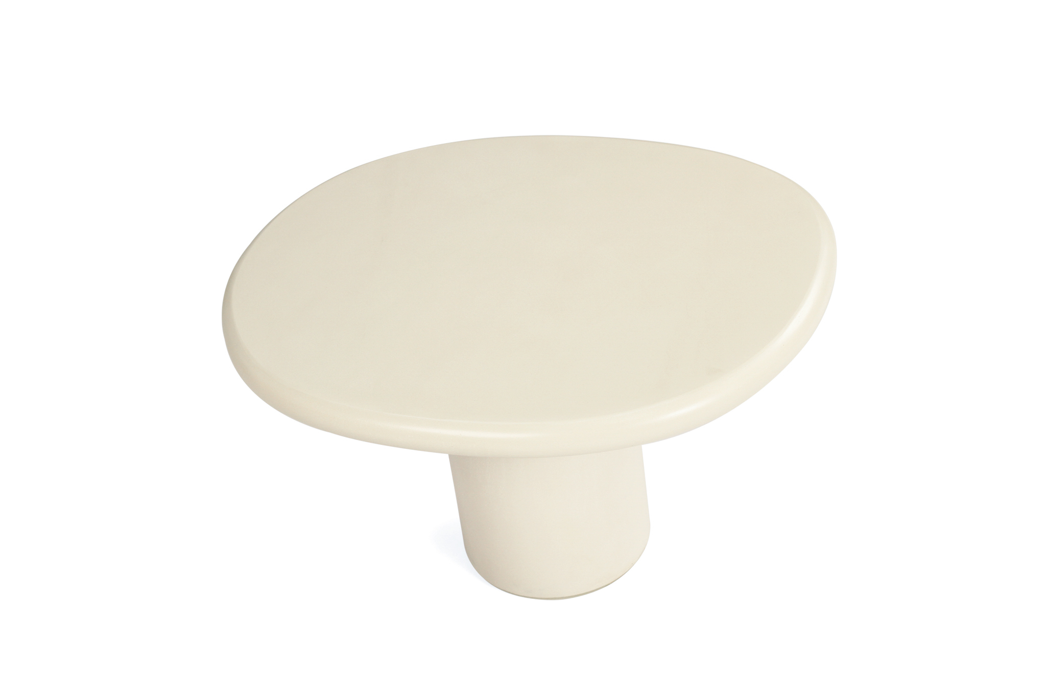 Lorenzo Organic Side Table - 60cm (Low) - Latte - Image 2