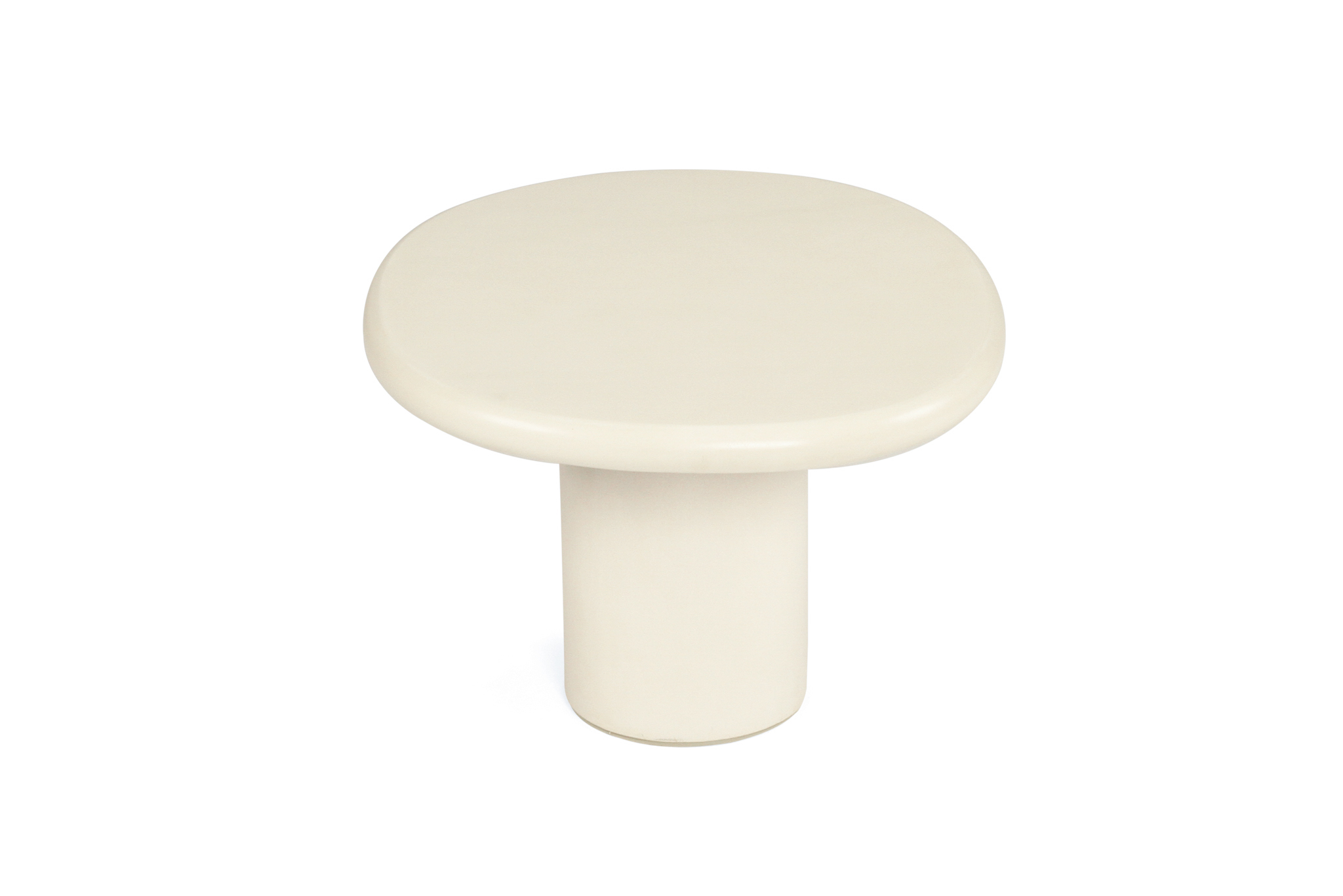Lorenzo Organic Side Table - 60cm (Low) - Latte - Image 8