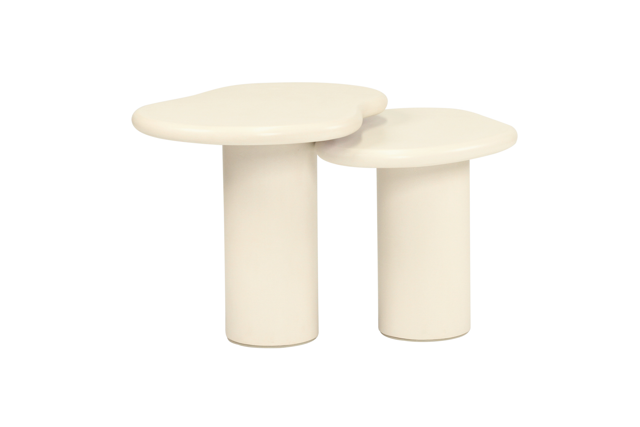 Lorenzo Organic Side Table - 65cm - Latte - Image 15