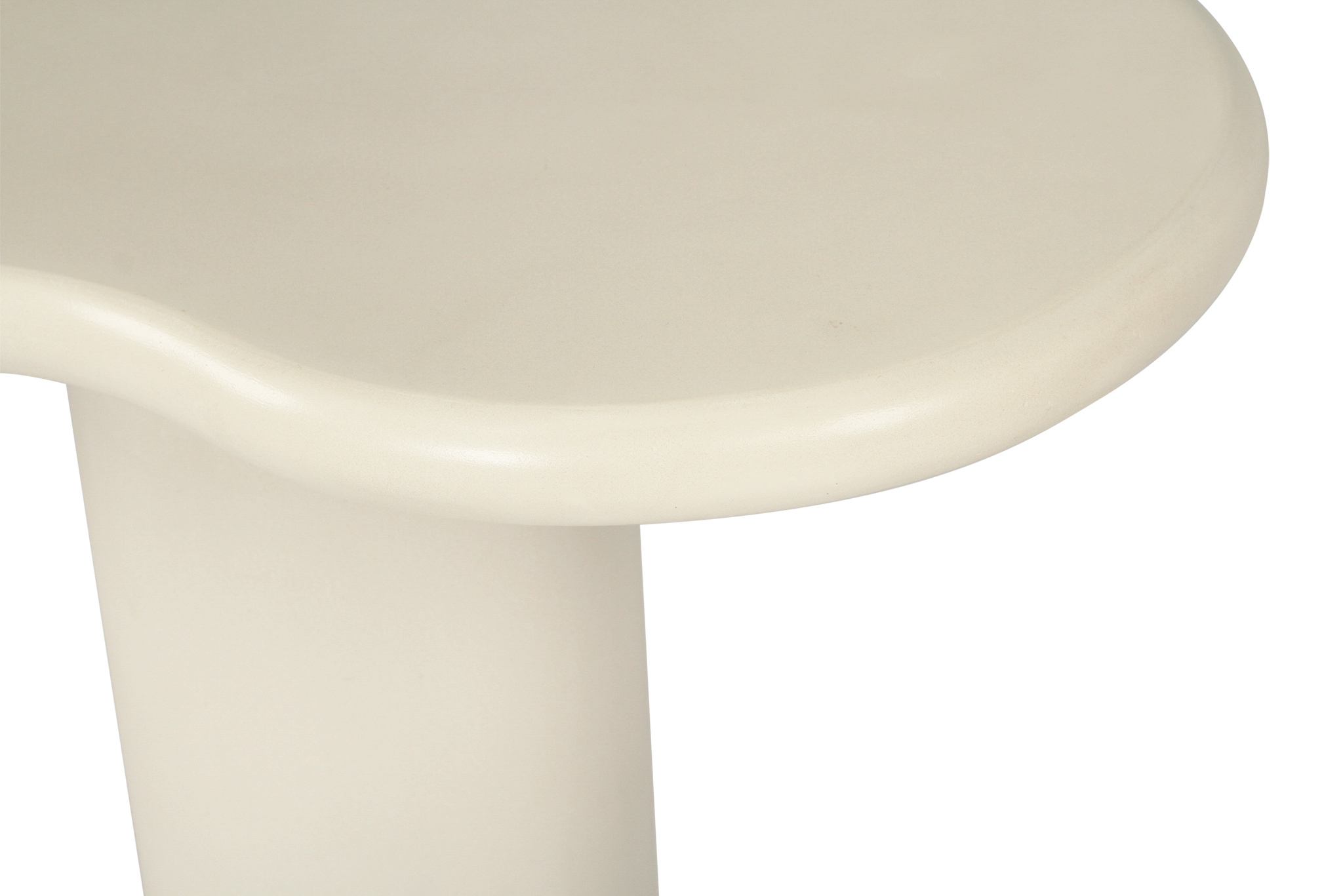 Lorenzo Organic Side Table - 65cm - Latte - Image 4