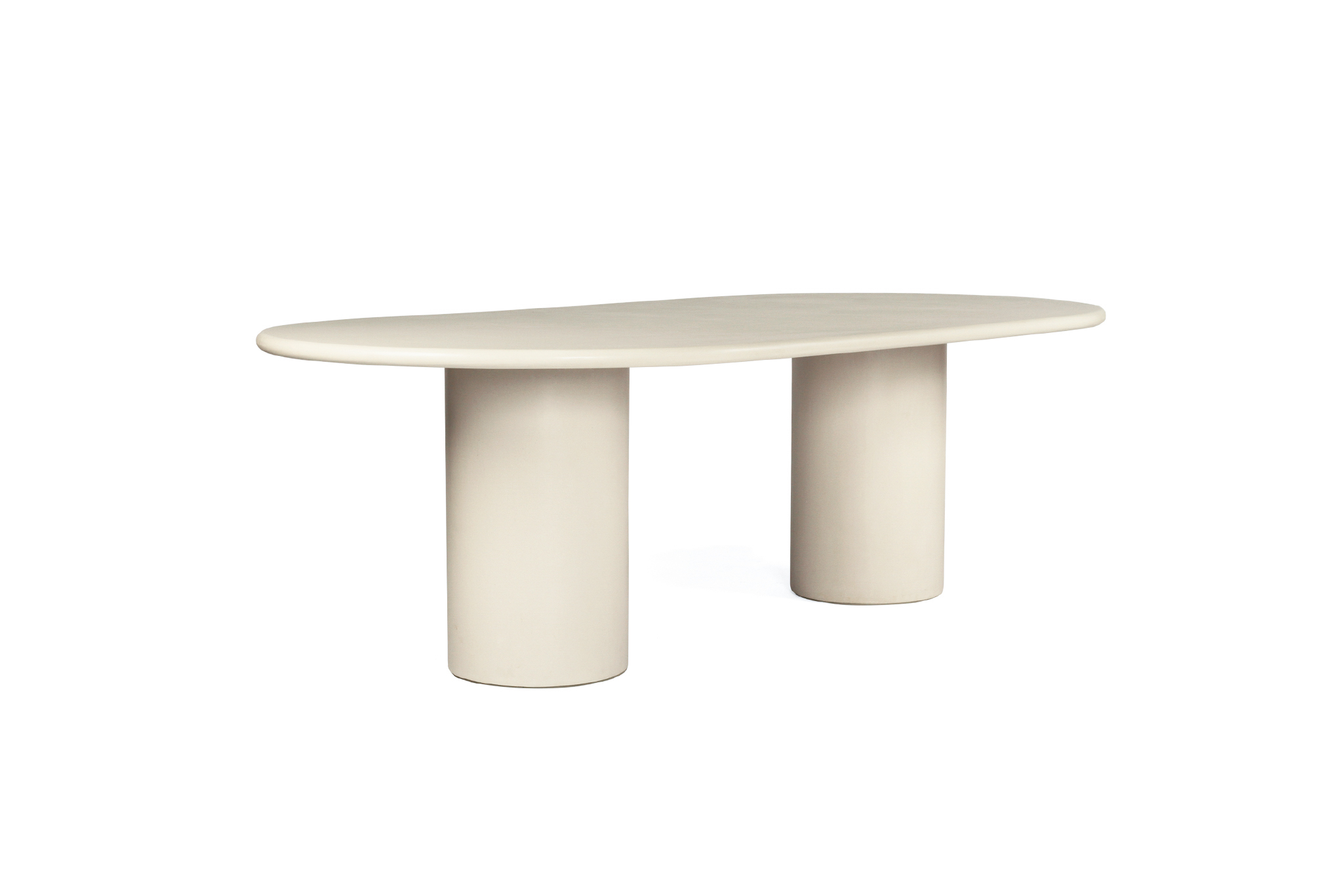 Lorenzo Oval Dining Table - 2.4m - Ivory