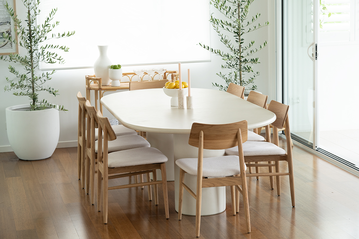 Lorenzo Oval Dining Table - 2.4m - Ivory - Image 12