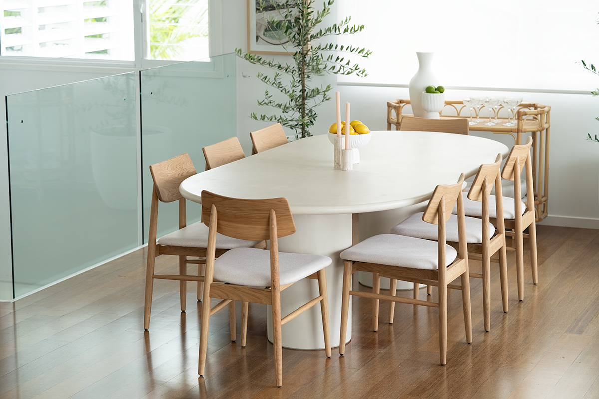 Lorenzo Oval Dining Table - 2.4m - Ivory - Image 13