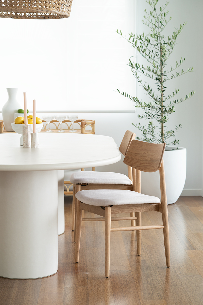 Lorenzo Oval Dining Table - 2.4m - Ivory - Image 15