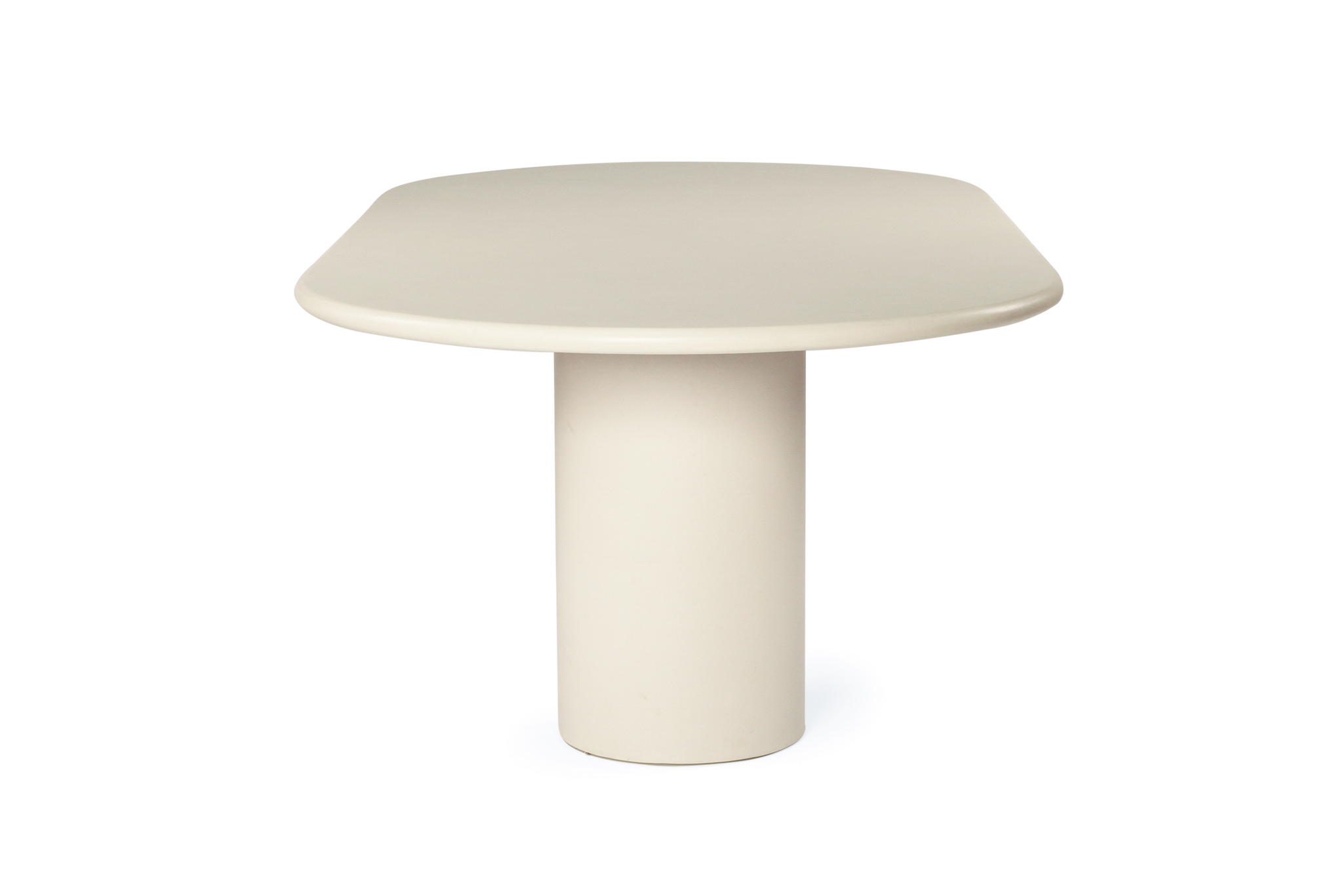 Lorenzo Oval Dining Table - 2.4m - Ivory - Image 4