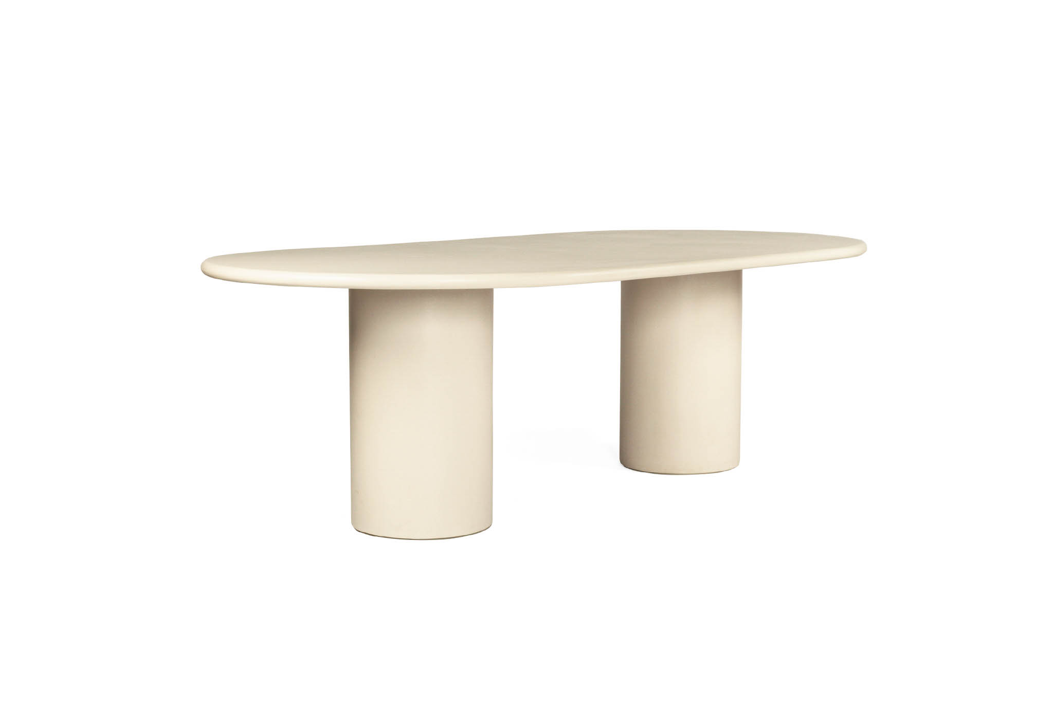 Lorenzo Oval Dining Table - 2.4m - Latte