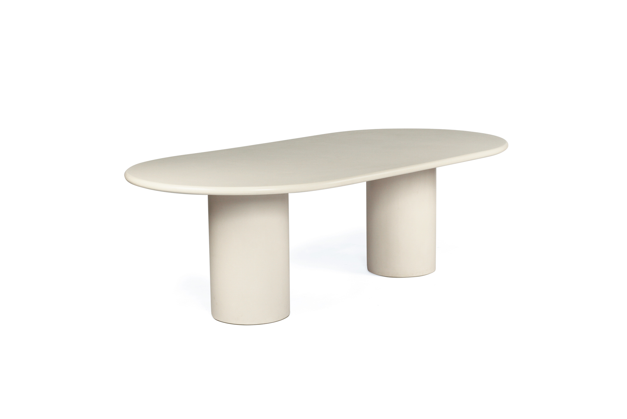 Lorenzo Oval Dining Table - 2.4m - Ivory - Image 5