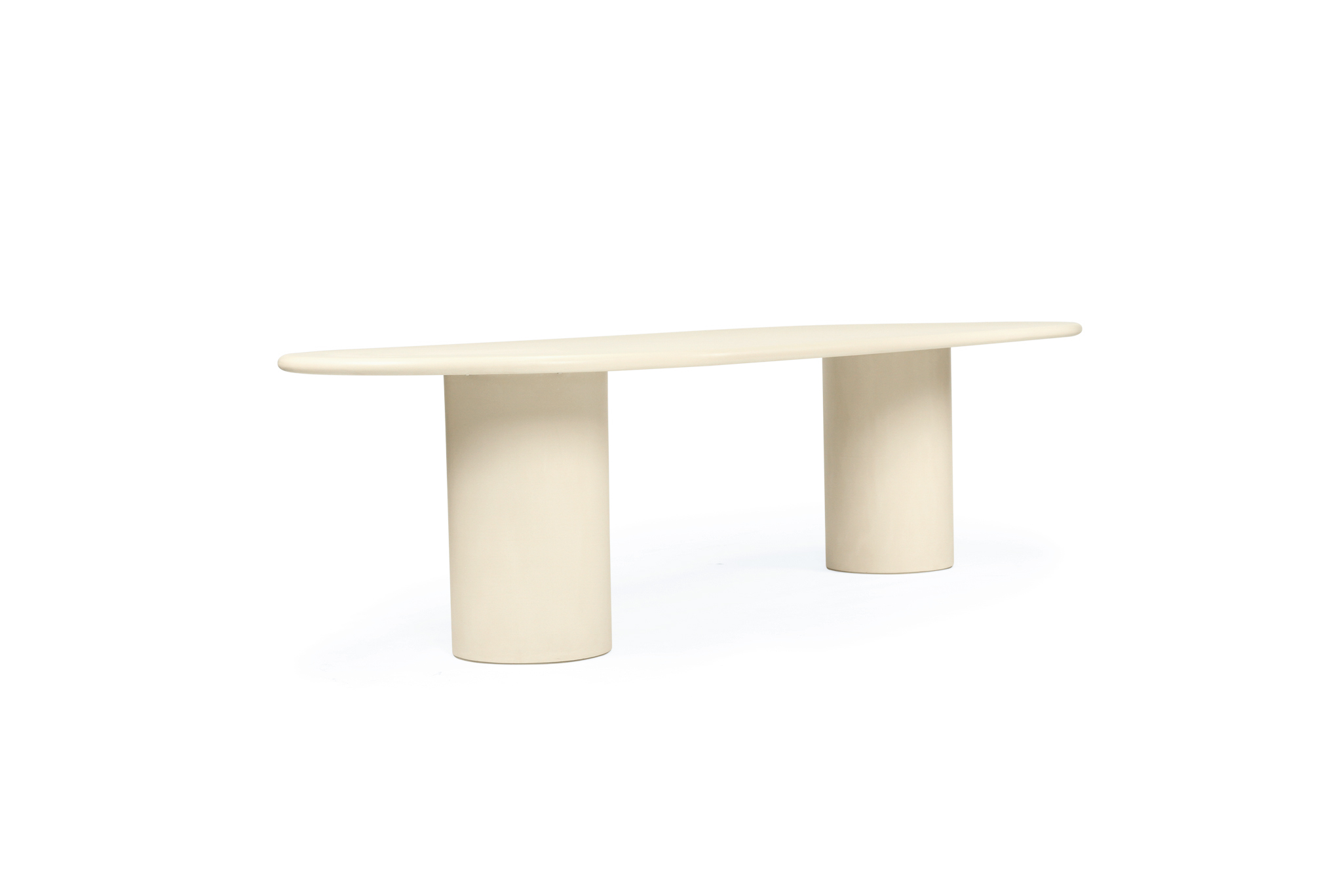 Lorenzo Oval Dining Table - 3m - Latte
