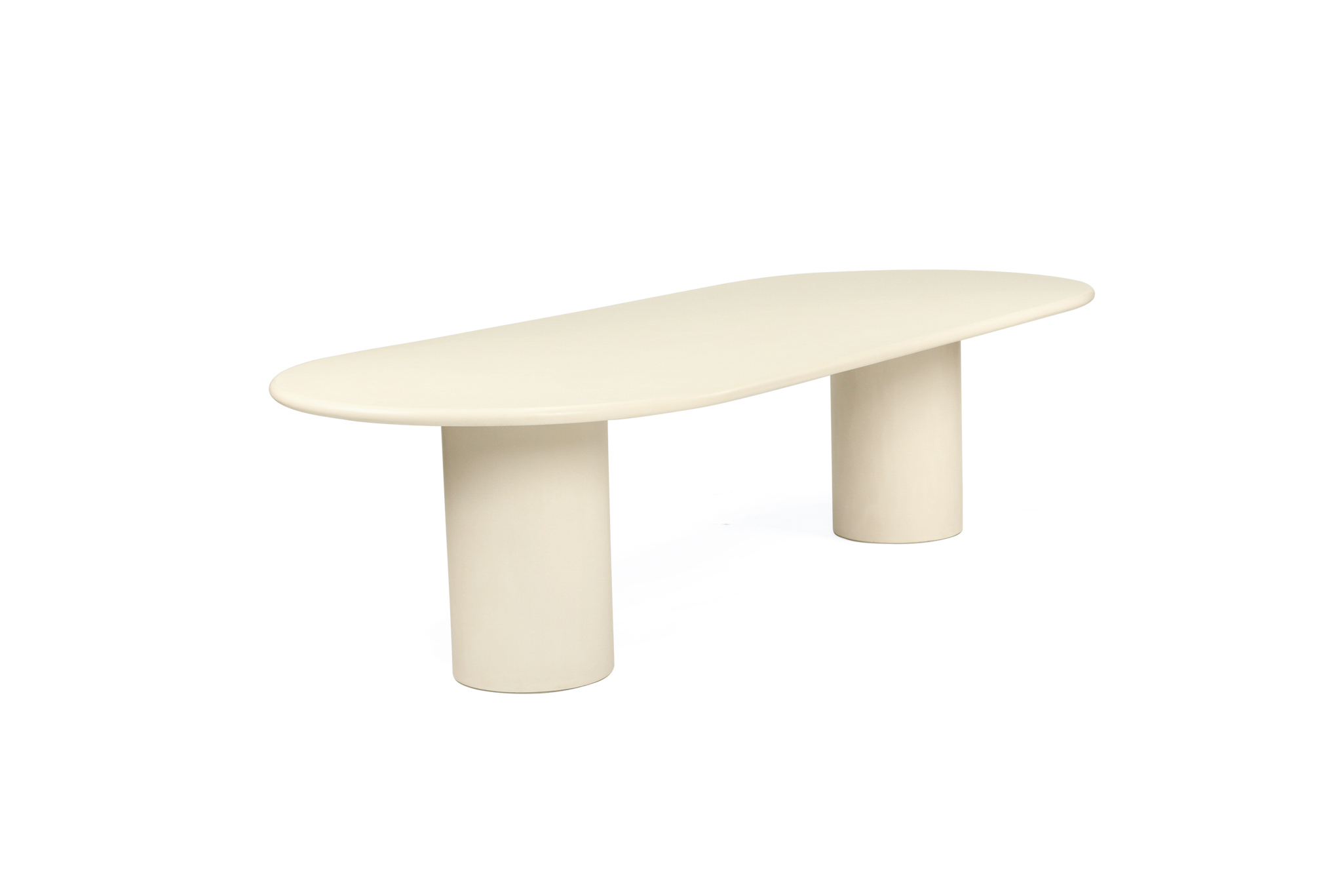 Lorenzo Oval Dining Table - 3m - Latte - Image 3