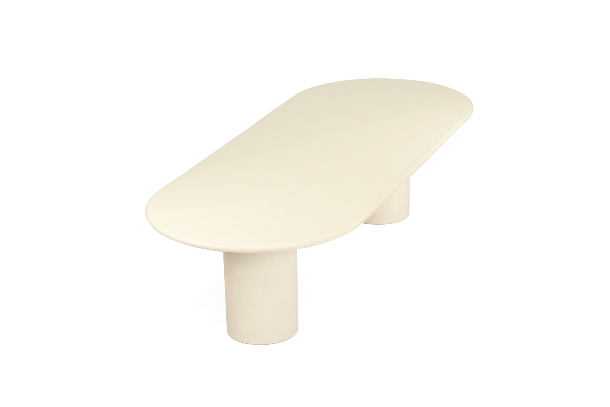 Lorenzo Oval Dining Table - 3m - Latte - Image 4