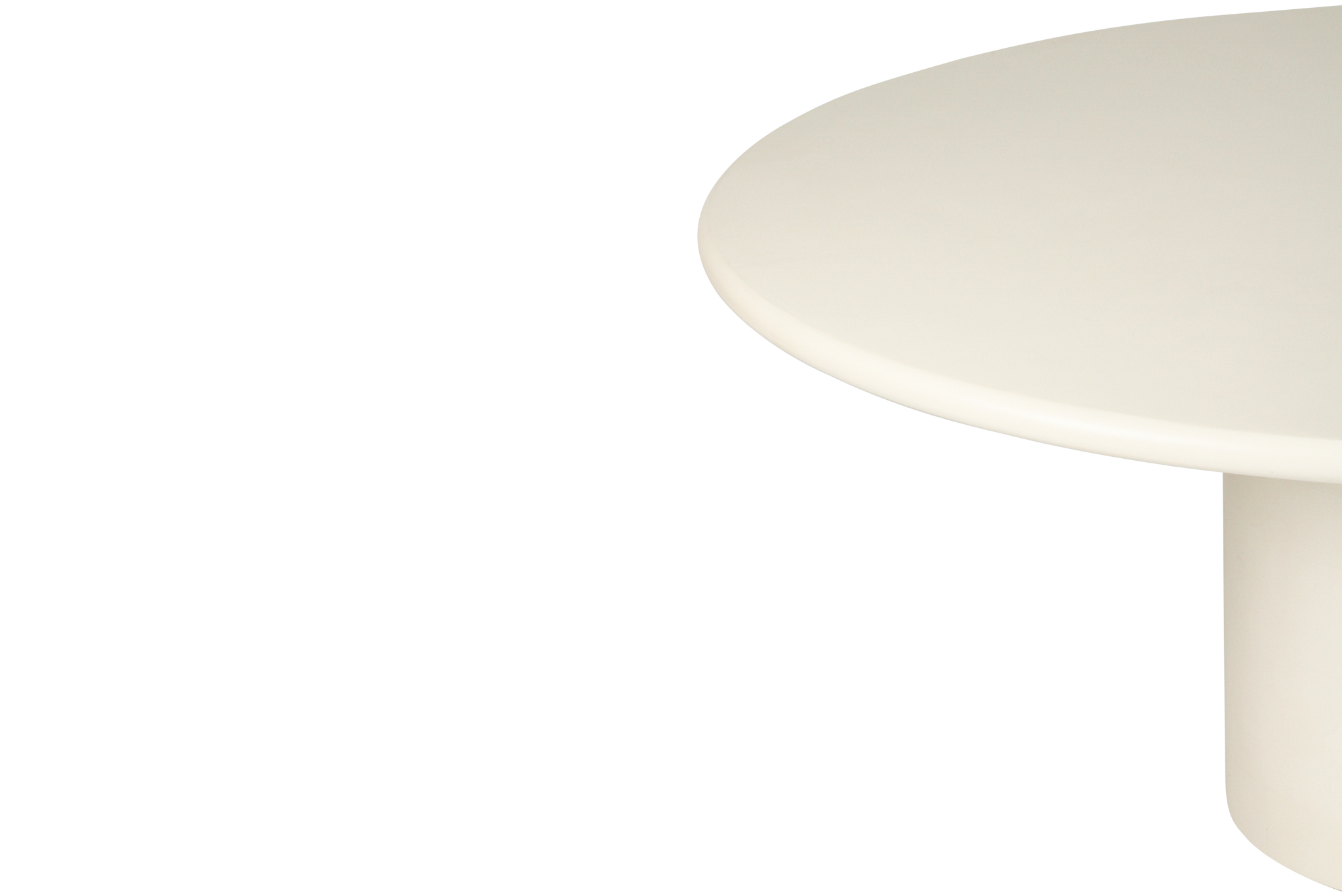 Lorenzo Round Dining Table - 140cm - Ivory - Image 5