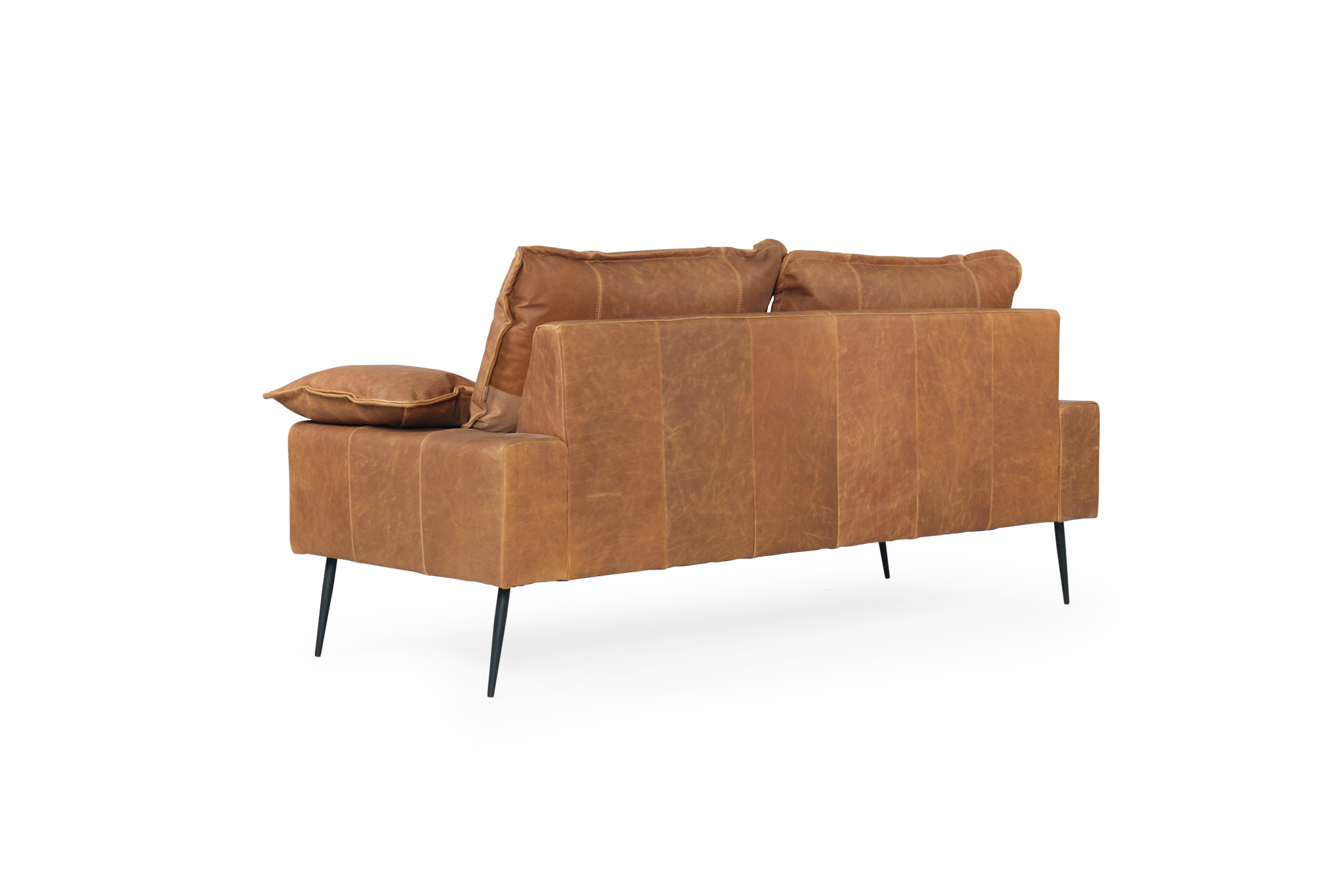 Marly 2 Seater Sofa - Cognac Leather - Image 6