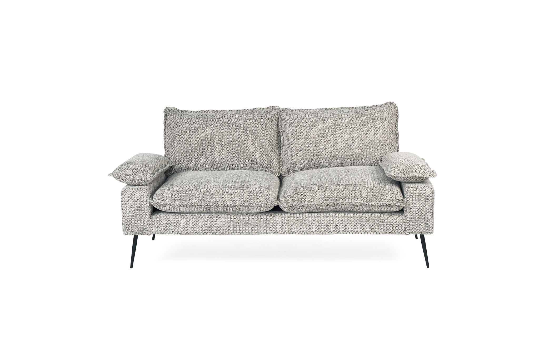 Marly 2 Seater Sofa - Mottled Taupe - Image 4