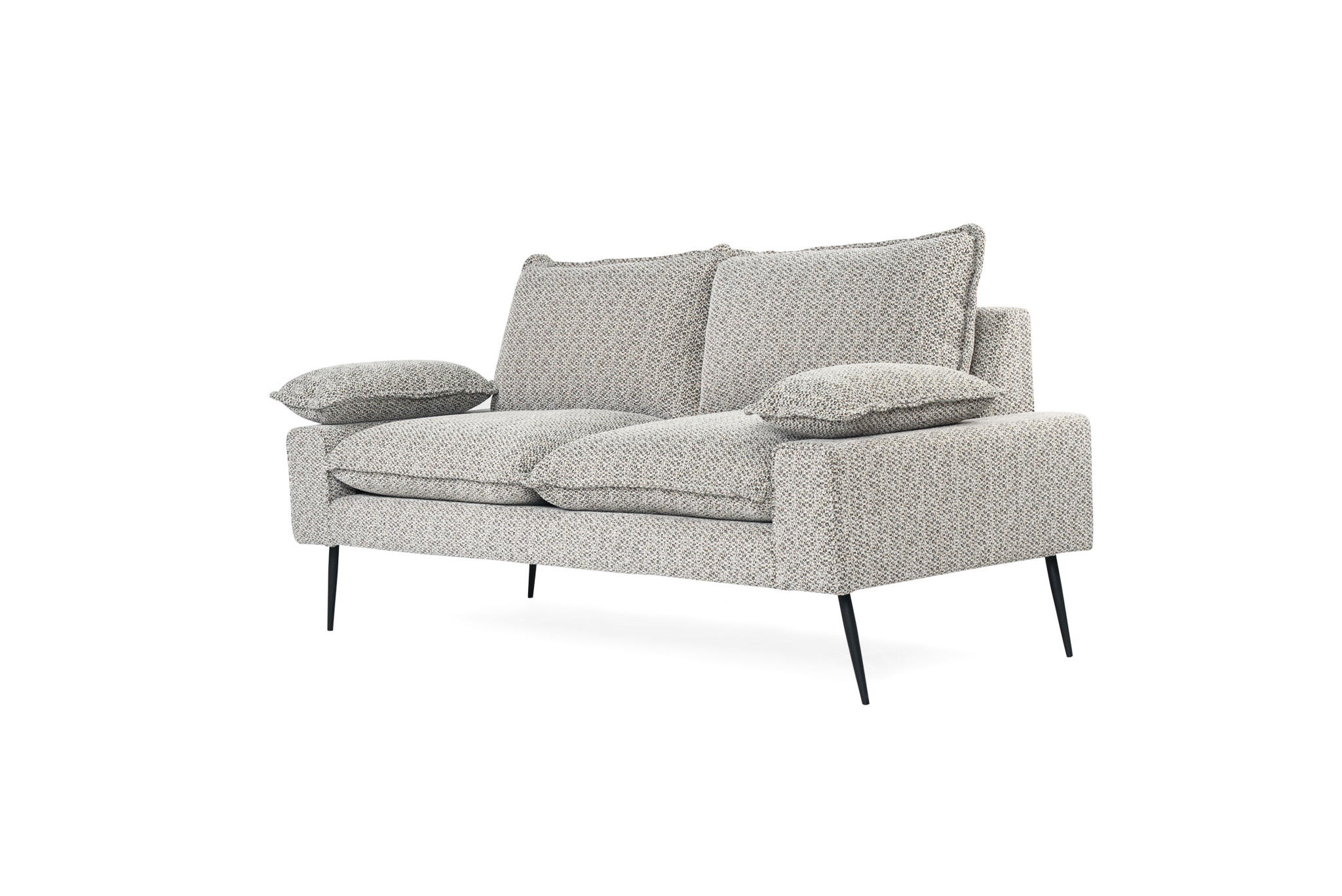 Marly 2 Seater Sofa - Mottled Taupe - Image 3