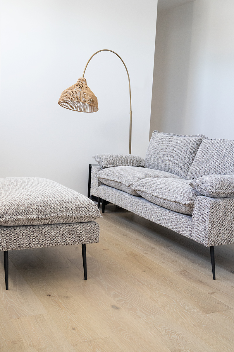 Marly 2 Seater Sofa - Mottled Taupe - Image 2