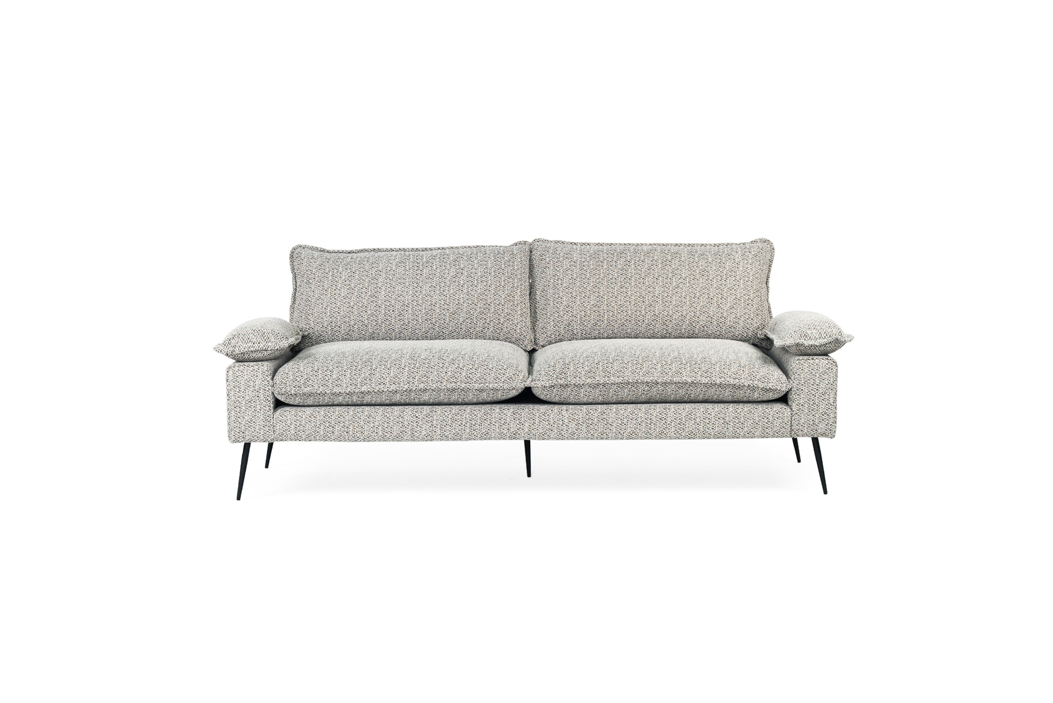 Marly 3 Seater Sofa - Mottled Taupe - Image 3