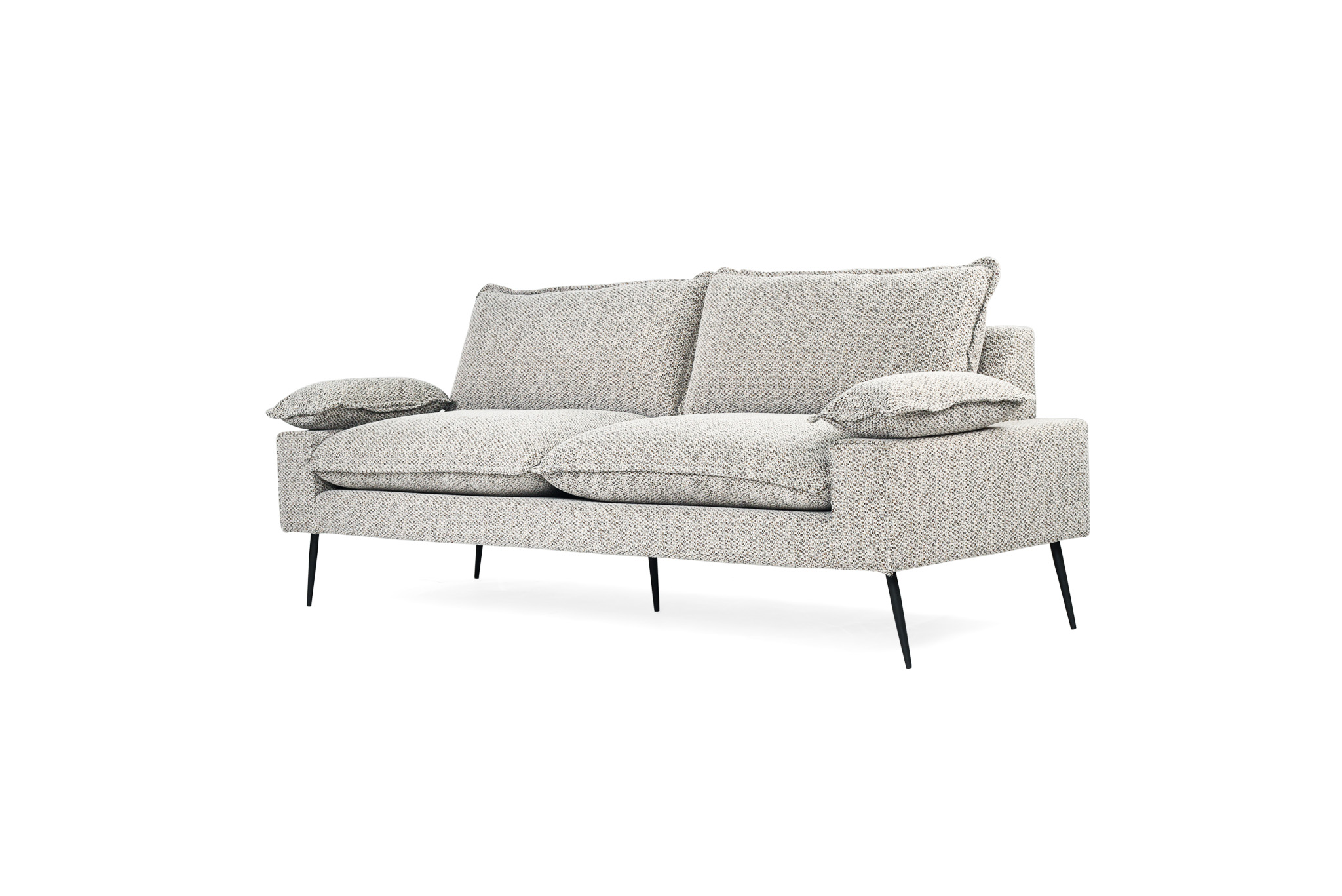 Marly 3 Seater Sofa - Mottled Taupe - Image 4