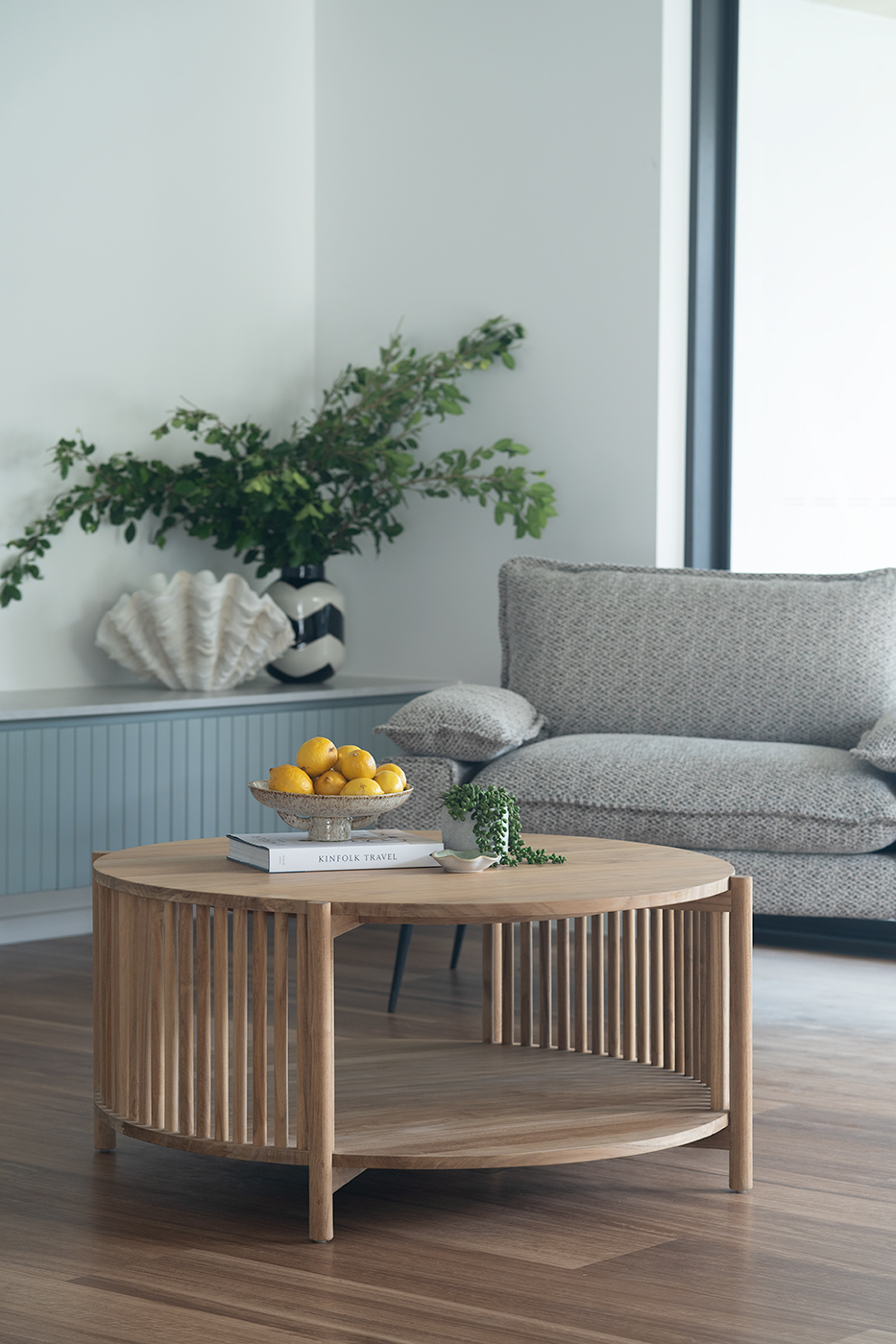 Sadie Round Coffee Table - 100cm - Image 2