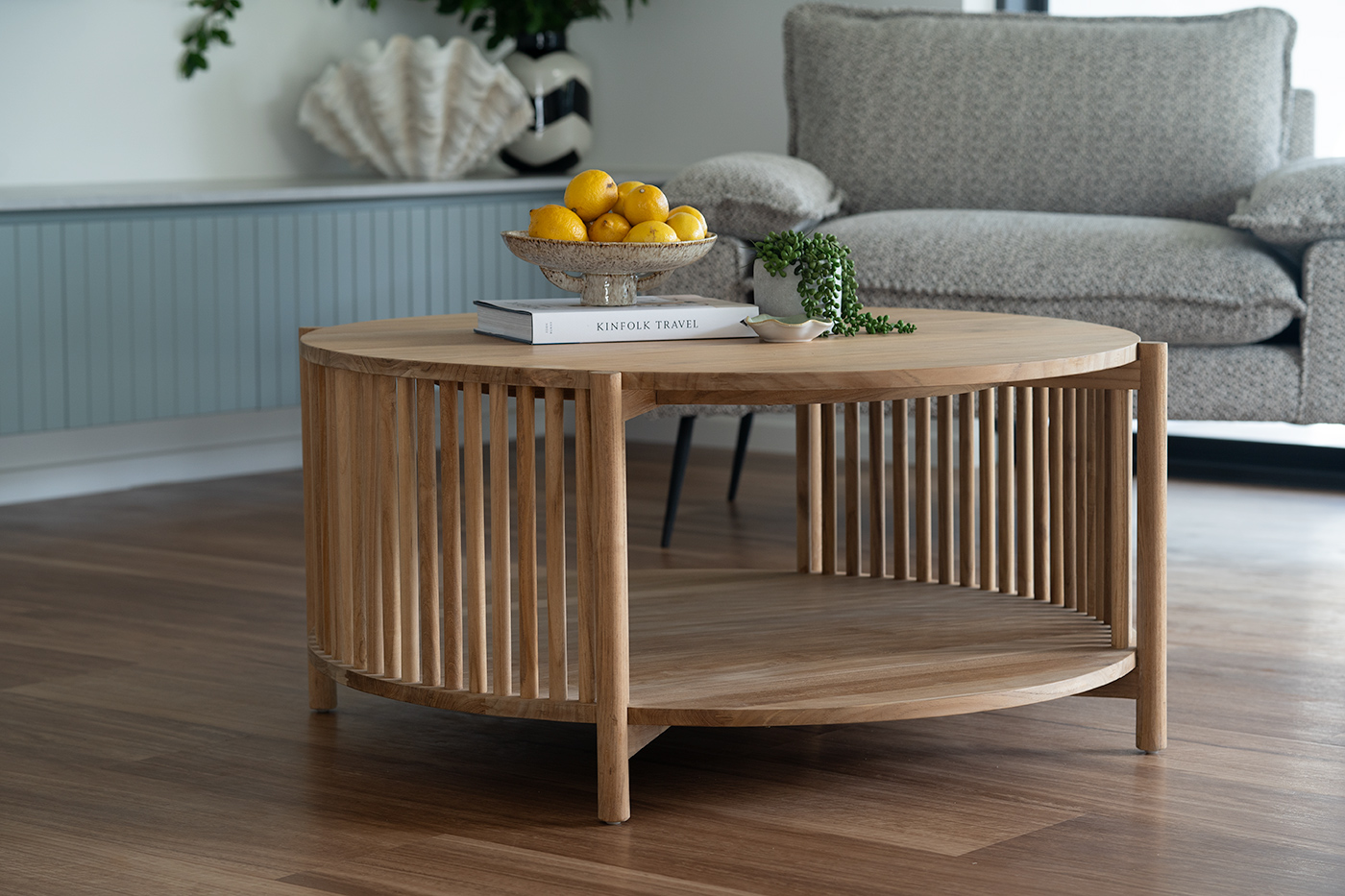Sadie Round Coffee Table - 100cm - Image 9