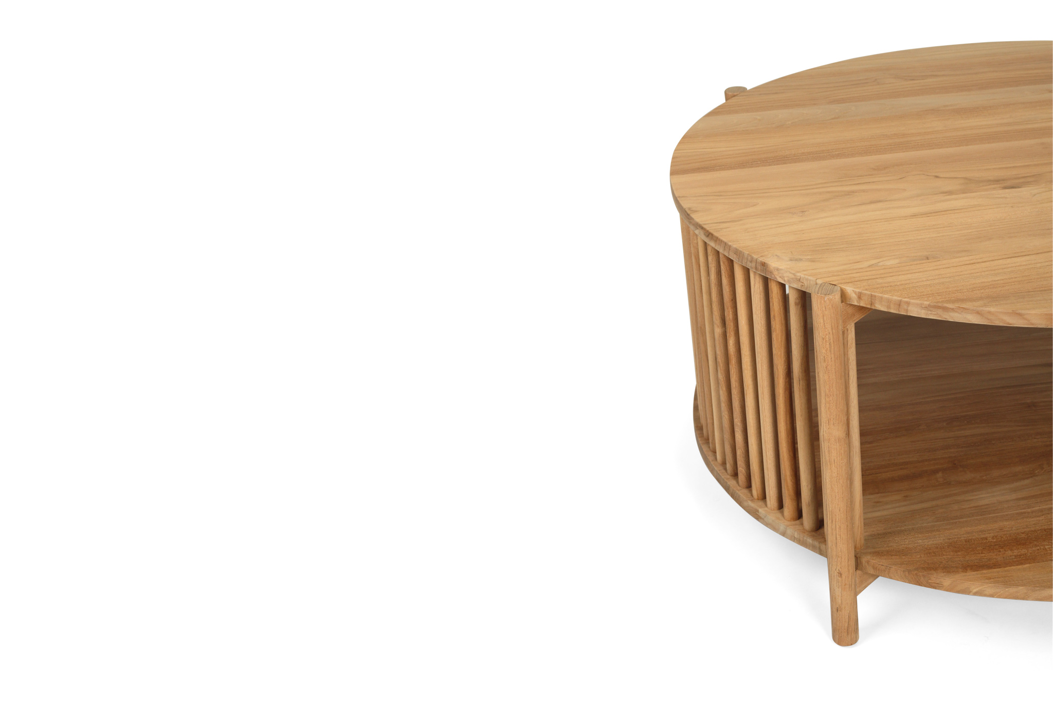 Sadie Round Coffee Table - 100cm - Image 6