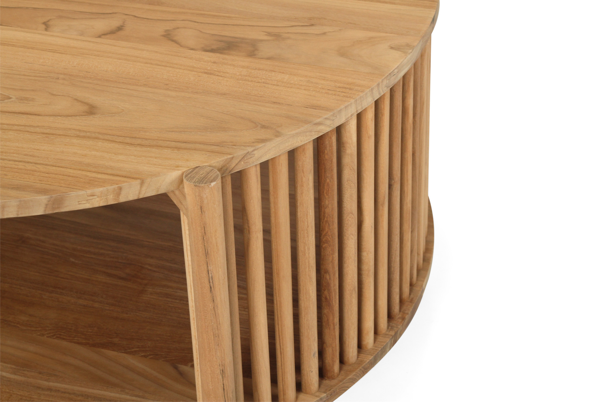 Sadie Round Coffee Table - 100cm - Image 7