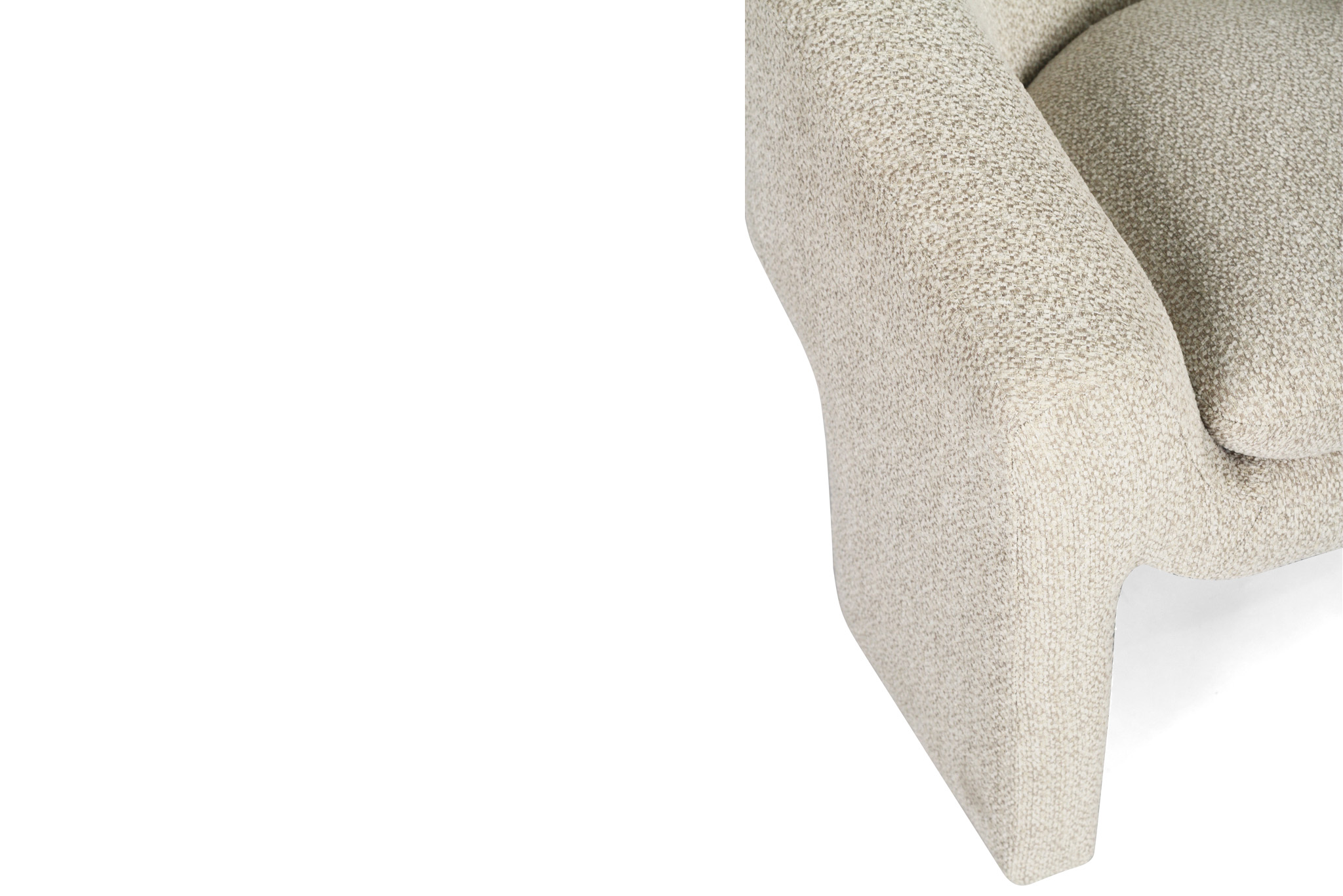 Freja Armchair - Ivory - Image 8