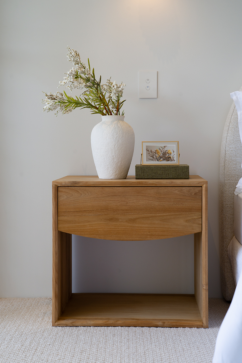 Koa Bedside Table - (56cmH) - Image 15