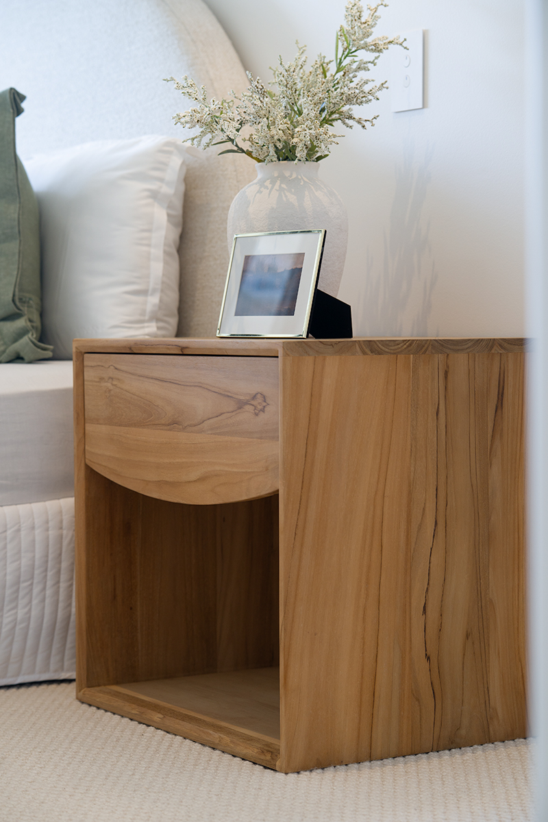 Koa Bedside Table - (56cmH) - Image 16