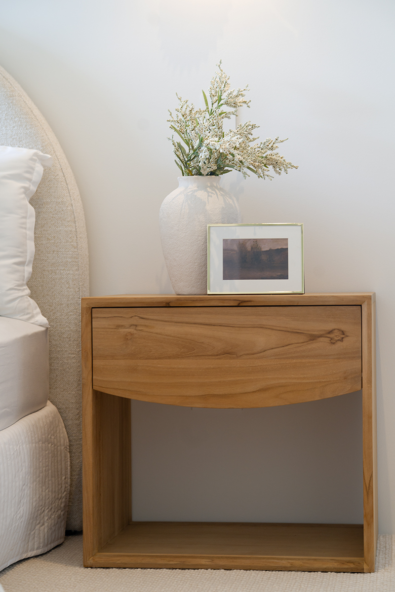 Koa Bedside Table - (56cmH) - Image 17