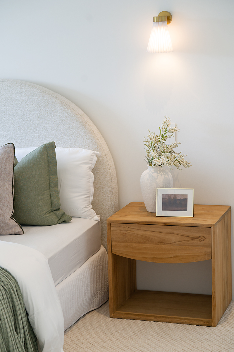Koa Bedside Table - (56cmH) - Image 19