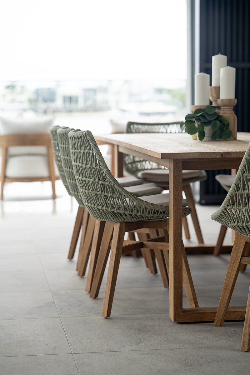 Avoca Outdoor Dining Table - 240cm - Image 5