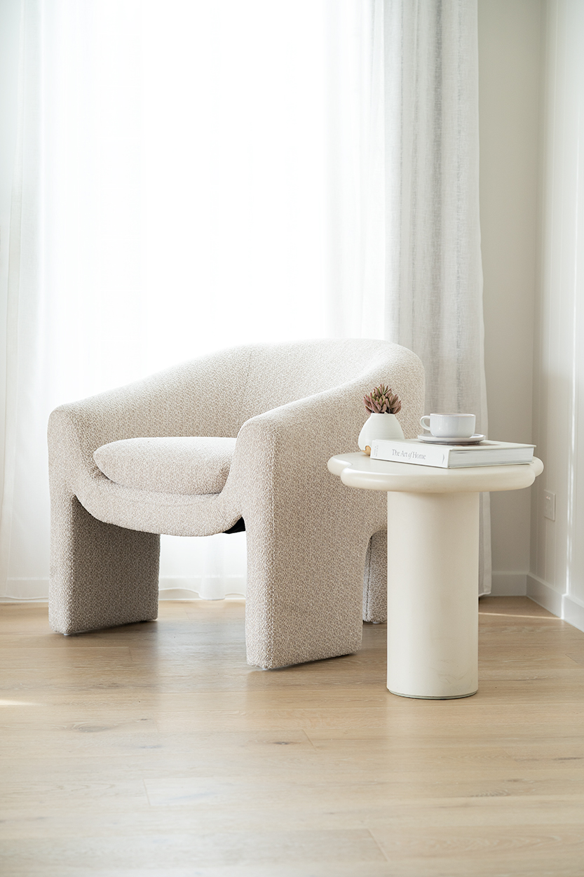 Freja Armchair - Ivory - Image 2