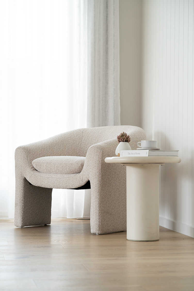 Freja Armchair - Ivory - Image 12